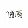 Global Industrial Wave Bike Rack, Black, Below Ground Mount, 9-Bike 652779G